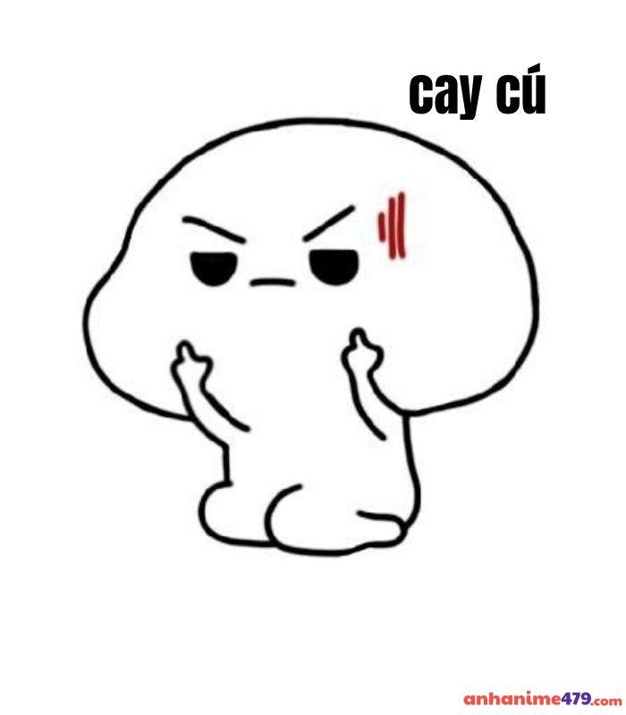 hình ảnh meme cay cú cực hài