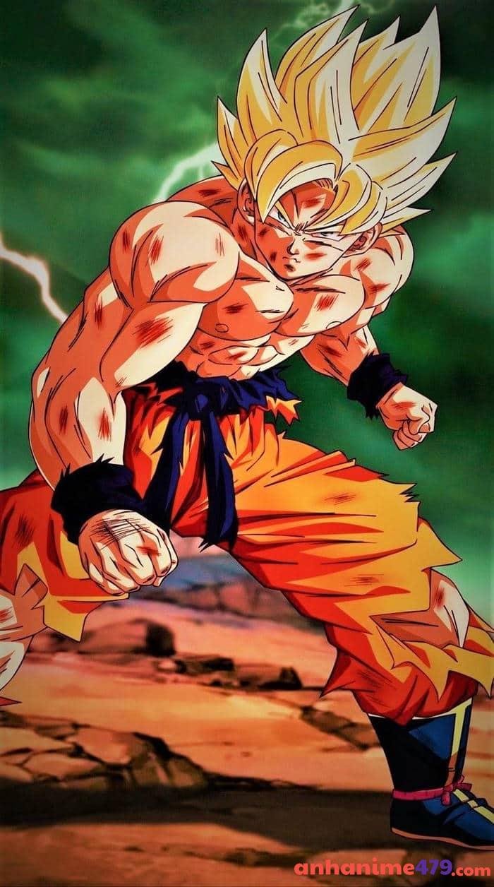 hình ảnh songoku bay