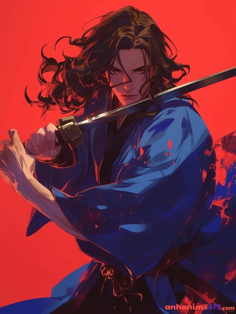 hình anime boy ánh mắt chiến binh