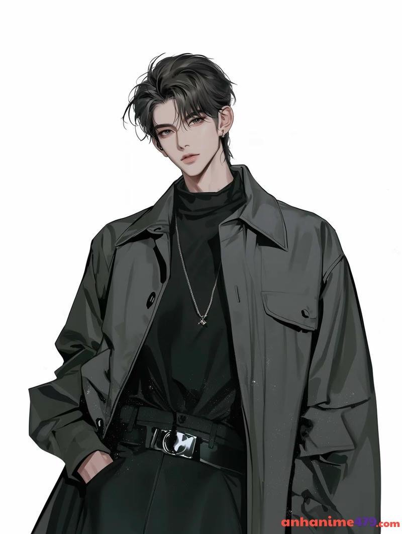hình anime boy áo đen