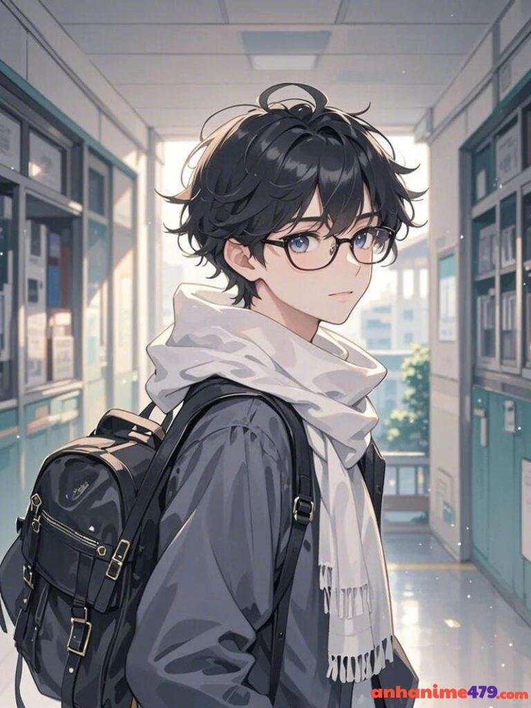 hình anime boy học sinh