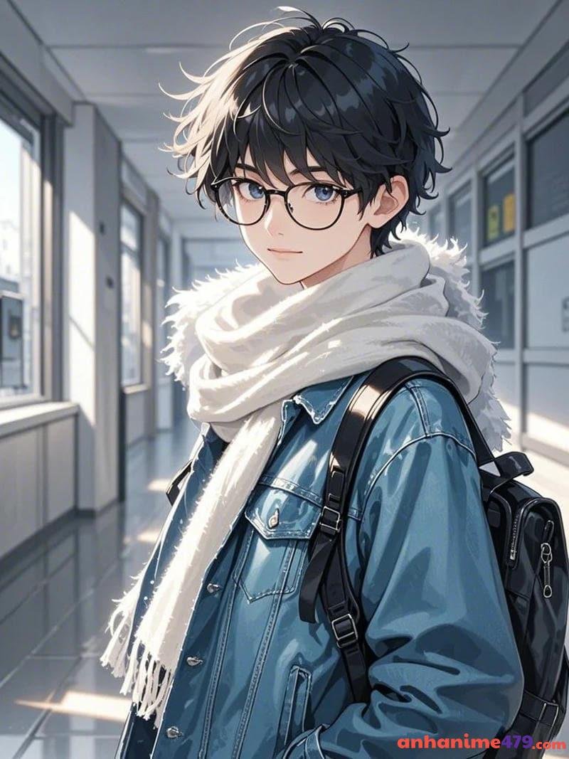 hình anime boy trường học