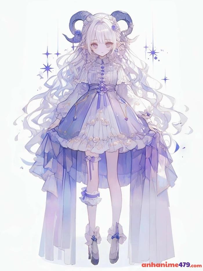 hình anime cung bạch dương thần thái