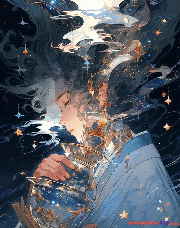 hình anime cung bảo bình buồn