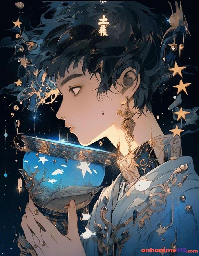 hình anime cung bảo bình nam ngầu