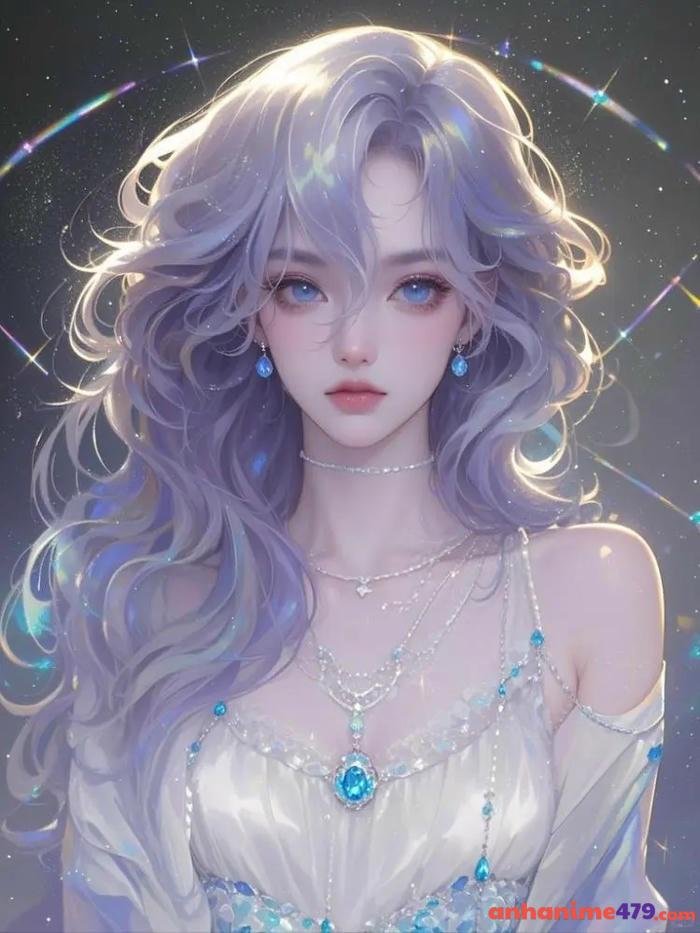 hình anime cung bảo bình nữ cute