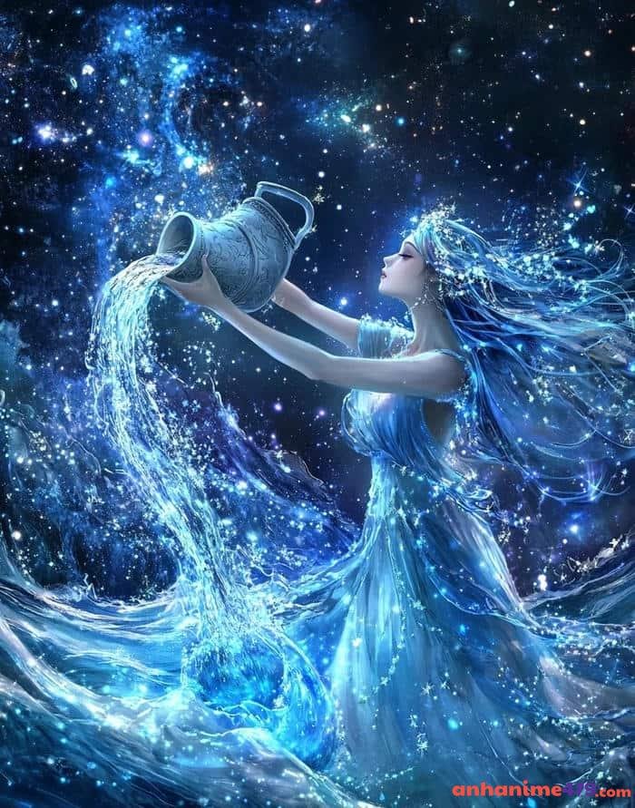 hình anime cung bảo bình nữ đẹp nhất