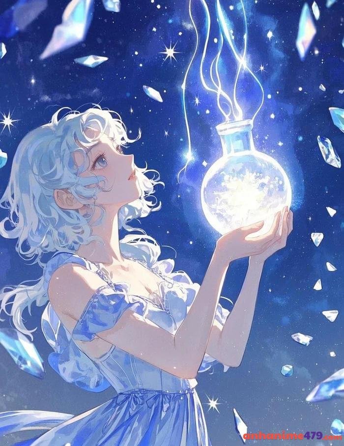 hình anime cung bảo bình nữ quyến rũ