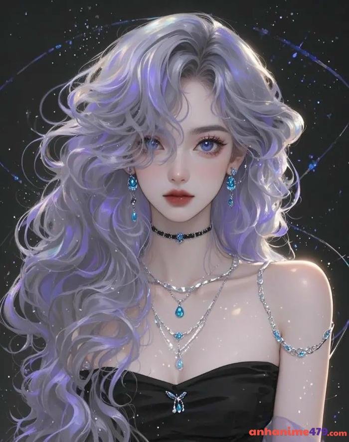 hình anime cung bảo bình nữ thông minh