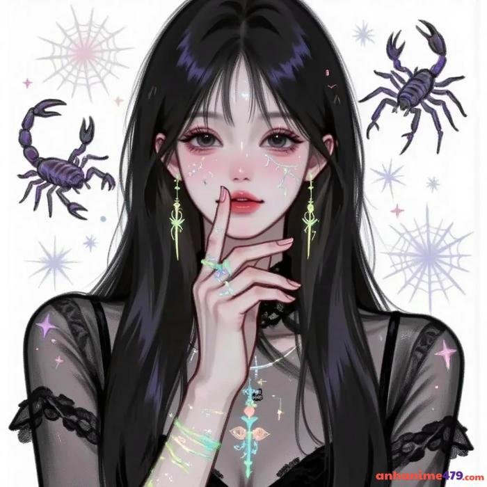 hình anime cung bọ cạp nữ cá tính