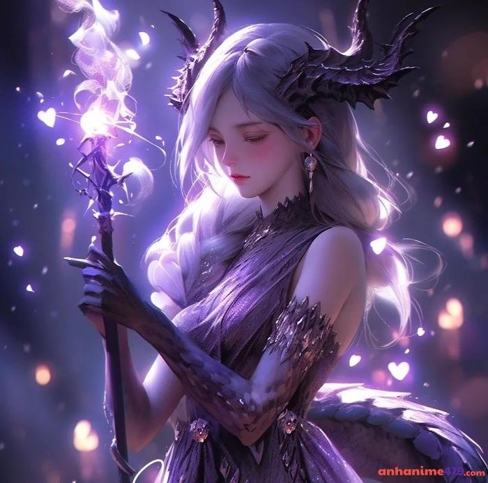 hình anime cung bọ cạp nữ cute