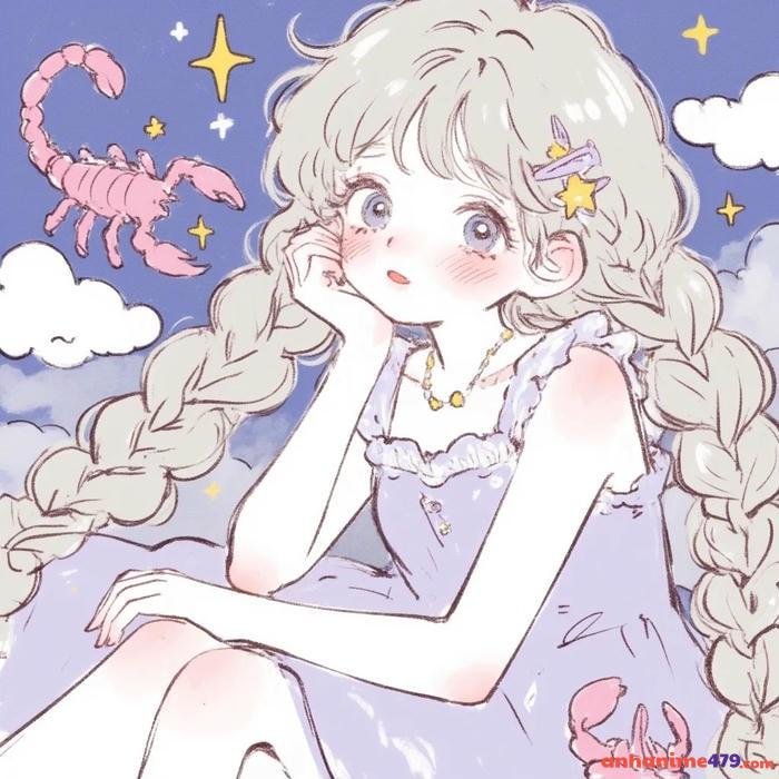 hình anime cung bọ cạp nữ đáng mến