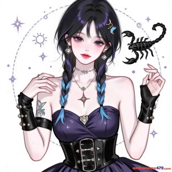 hình anime cung bọ cạp nữ đẹp nhất