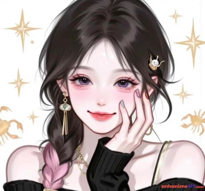 hình anime cung bọ cạp nữ lạnh lùng và quyến rũ