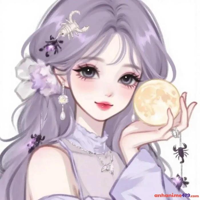 hình anime cung bọ cạp nữ nghệ thuật