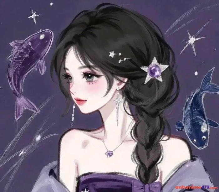 hình anime cung song ngư buồn đẹp