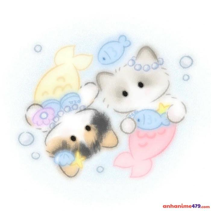 hình anime cung song ngư lãng đãng