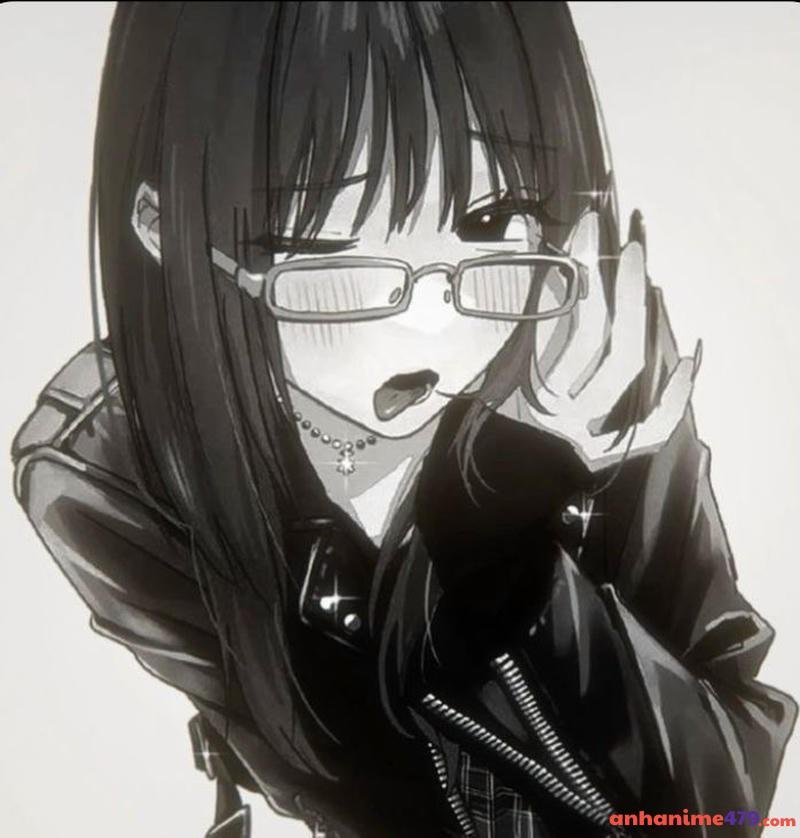 hình anime đeo kính