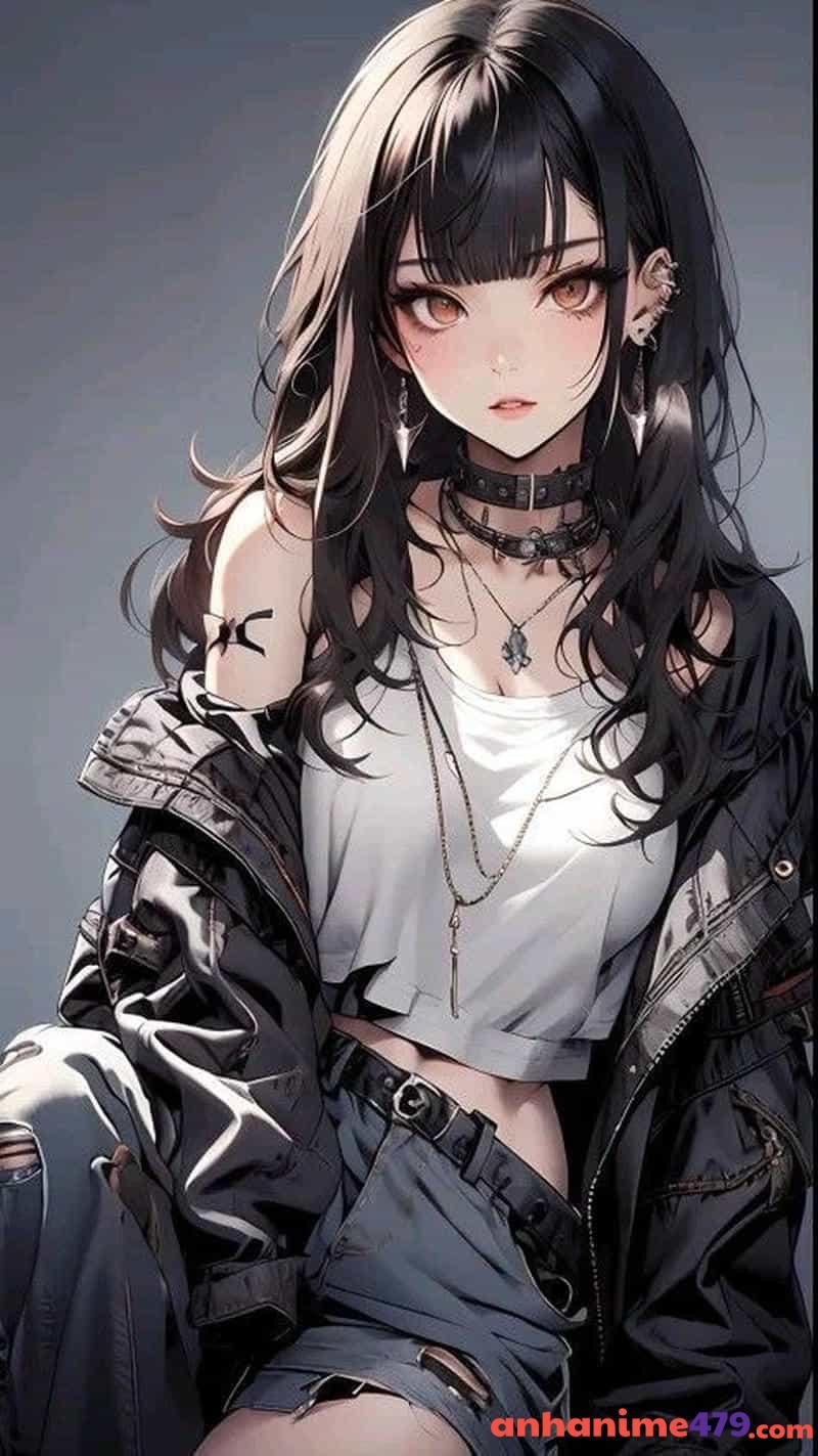 hình anime girl lạnh lùng cá tính