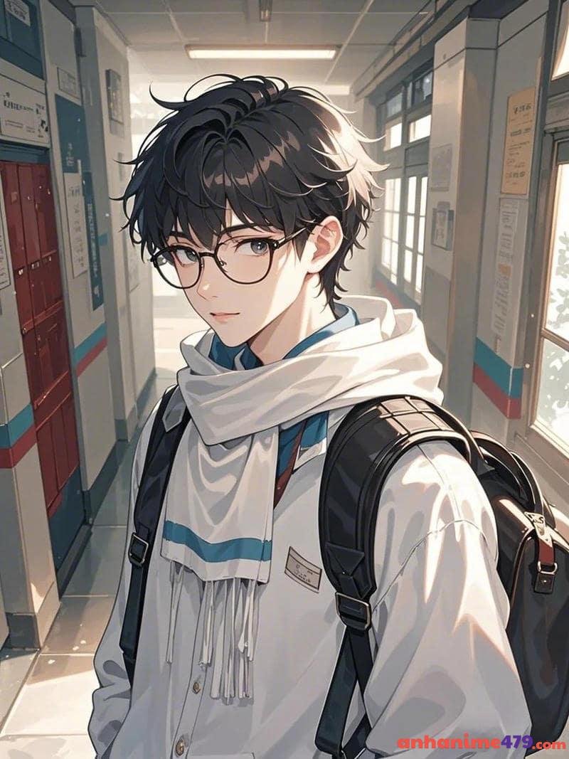 hình anime nam học sinh
