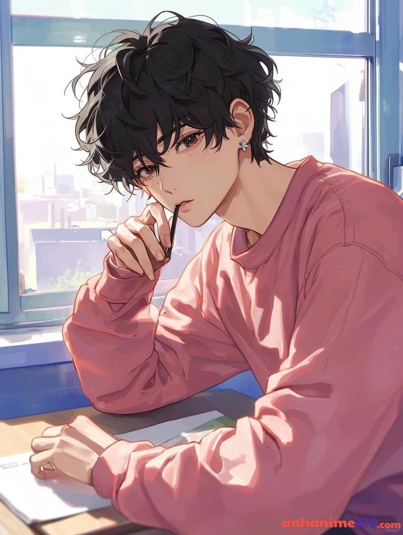 hình anime nam học sinh