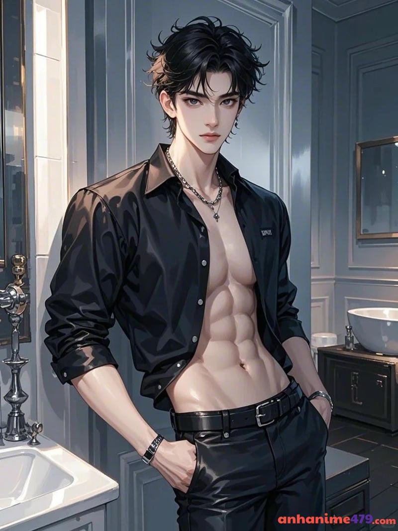 hình anime nam tạo dáng ngầu