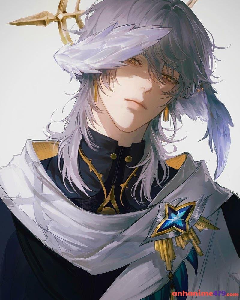 hình anime nam thần bí