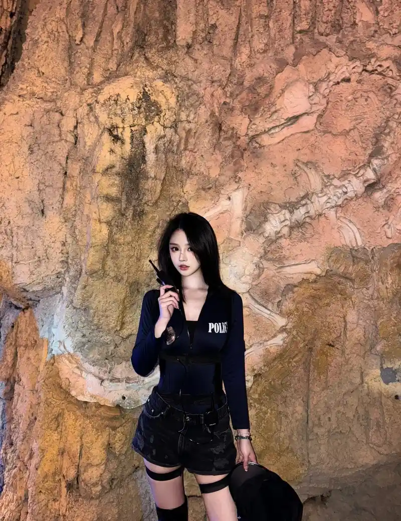 hình cosplay cảnh sát