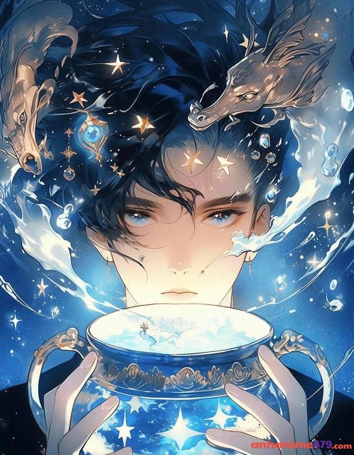 hình cung bảo bình anime cute