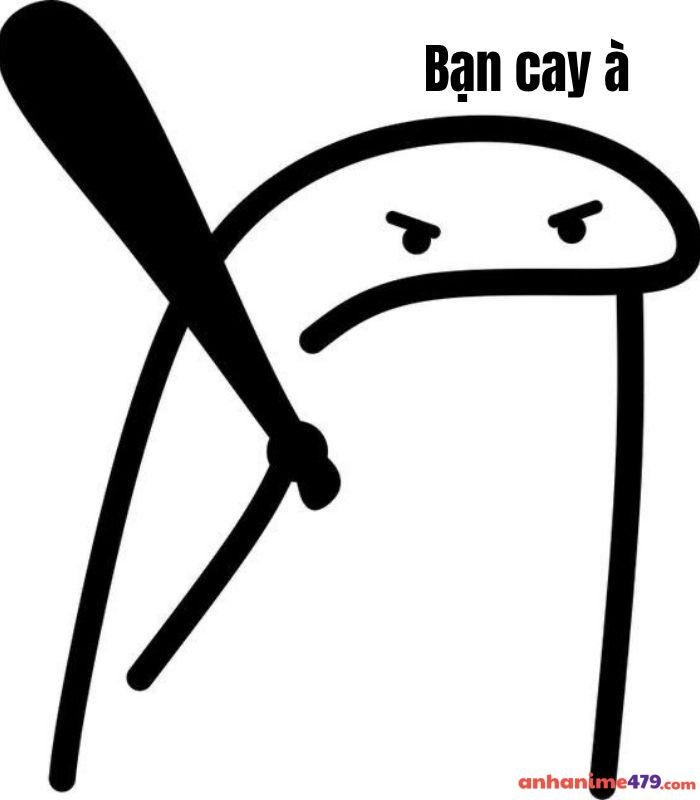 hình hài meme bạn cay à cute