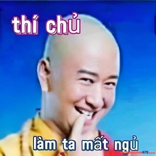 hình meme mất ngủ gây cười