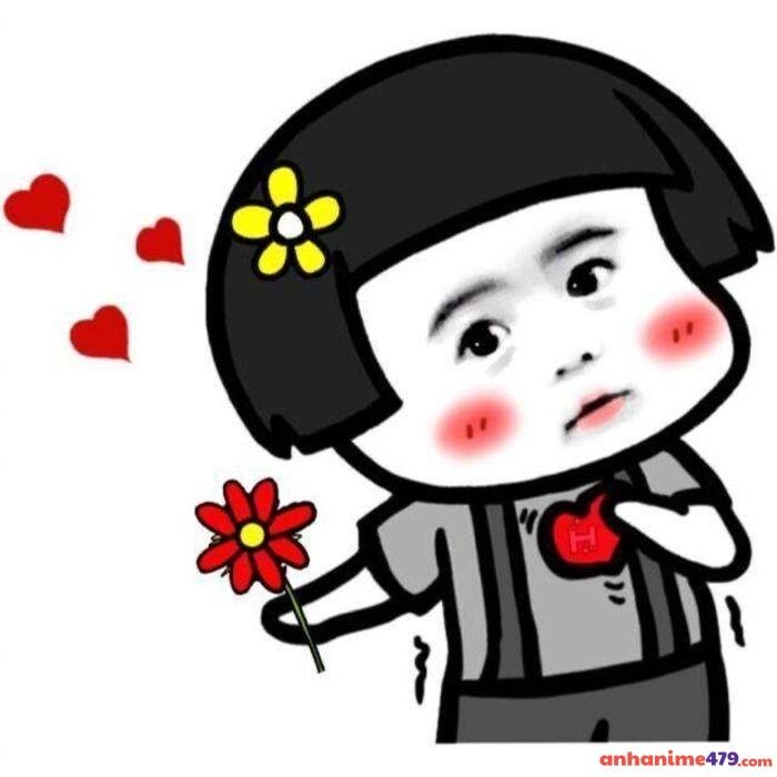 hình meme tóc ngắn hài hước