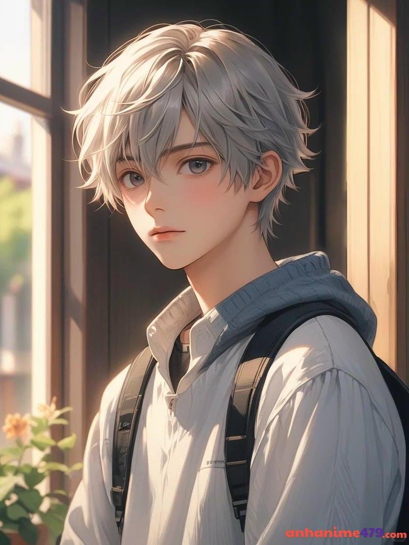 hình nền anime nam ánh mắt sâu