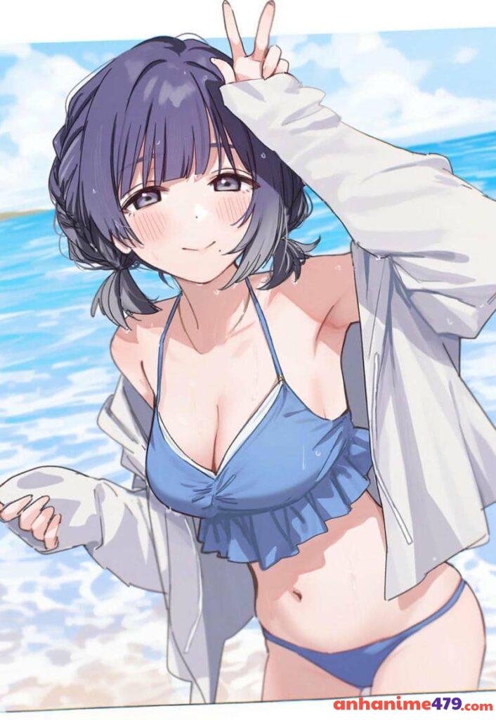 hình nền anime nữ mặc bikini