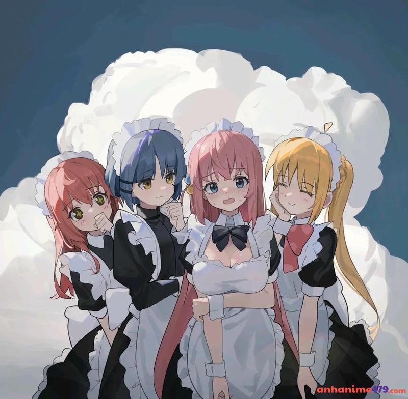 hình nhóm anime dễ thương