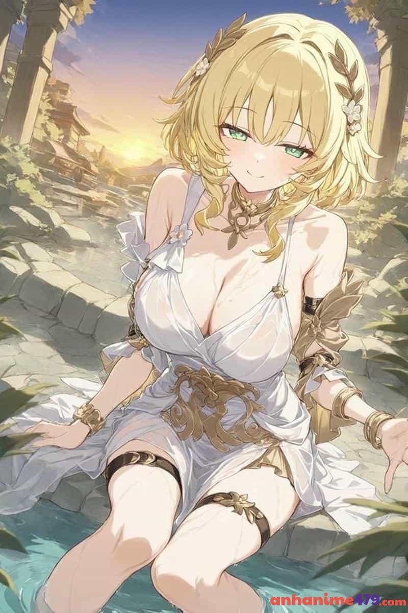 hình nữ anime mặc bikini