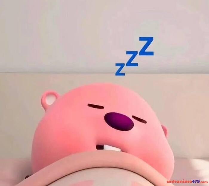 hình vui meme buồn ngủ siêu cute