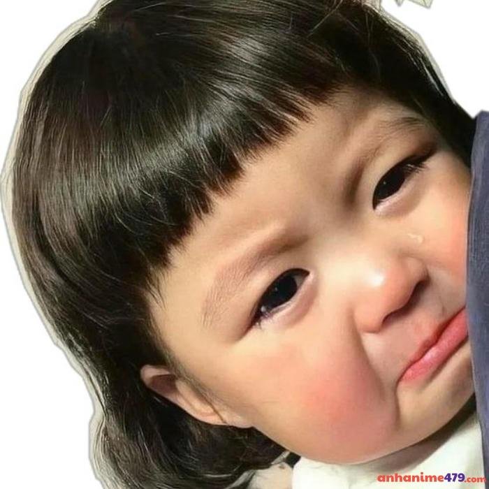meme buồn em bé
