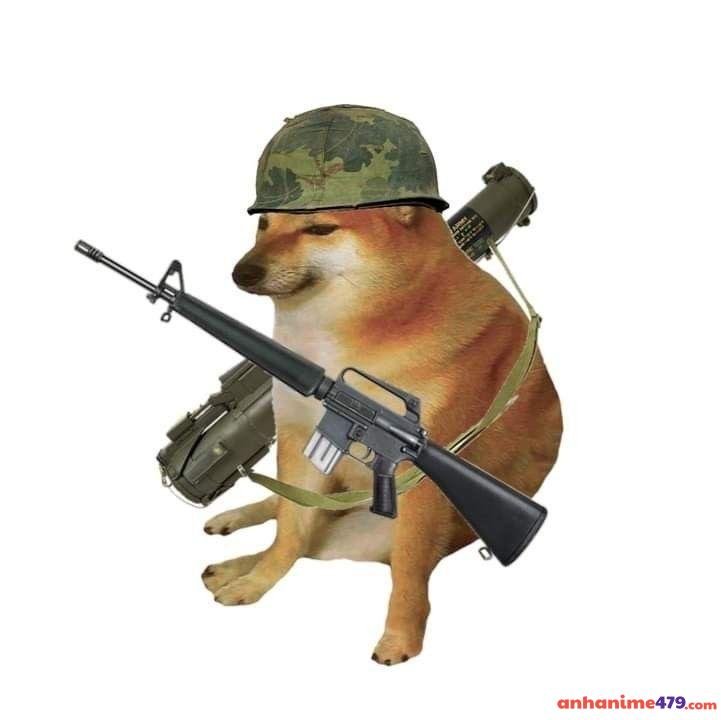 meme cầm súng chế bựa