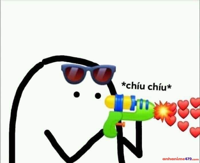 meme cầm súng trẩu