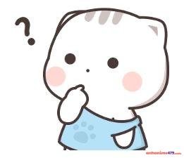 meme chấm hỏi mèo trắng