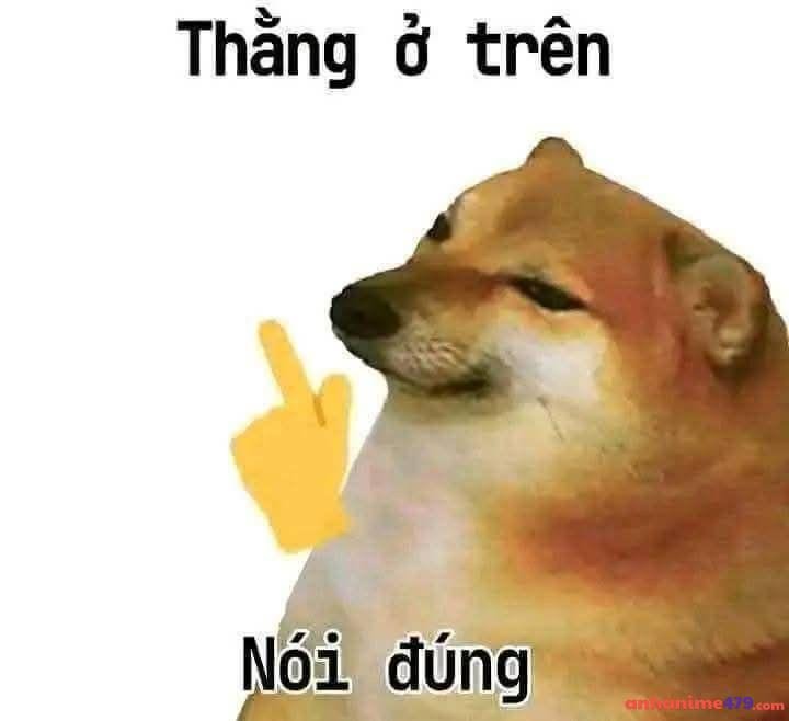 meme chỉ tay lên trên