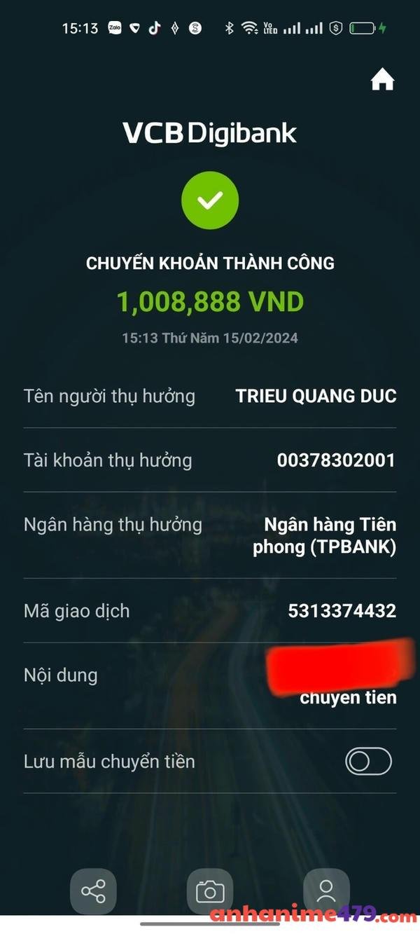 meme chuyển khoản ngân hàng