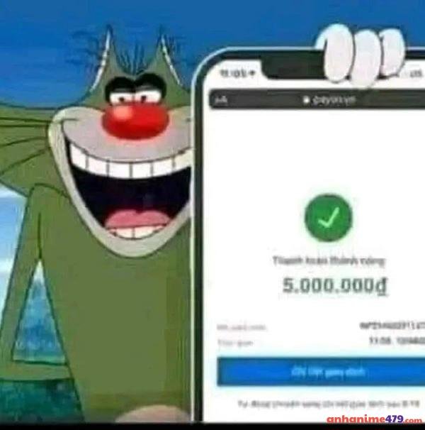 meme chuyển khoản troll