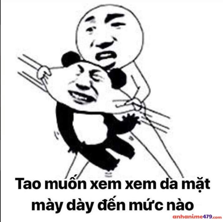 meme đánh nhau nhéo má