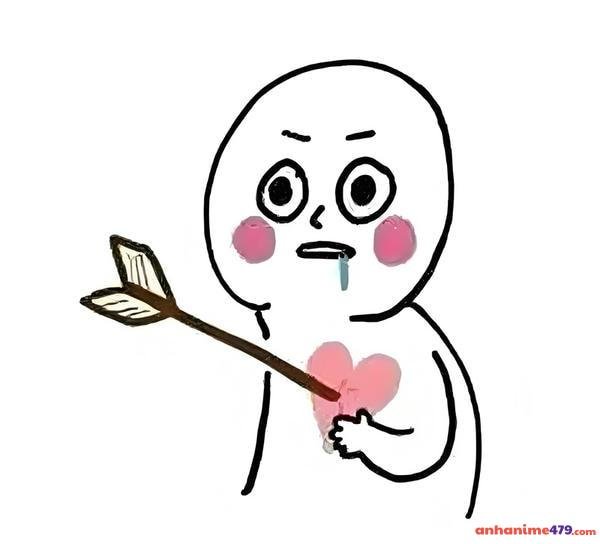 meme đau tim bị đâm