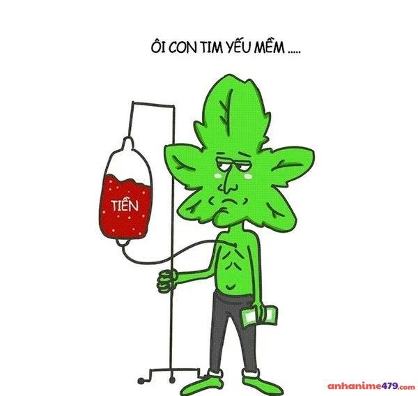 meme hết tiền trong ví