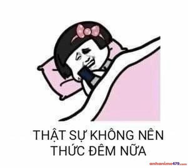 meme mất ngủ cực chất