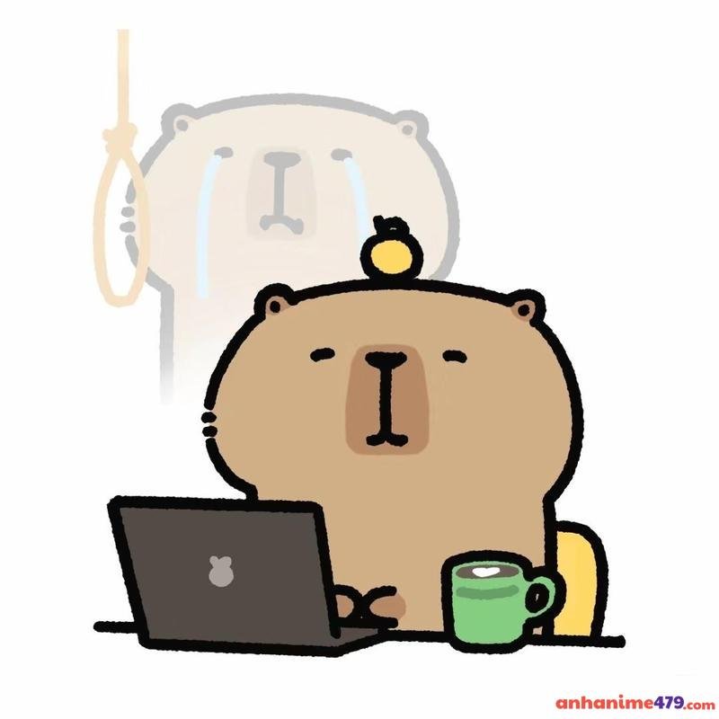 meme mệt mỏi cute