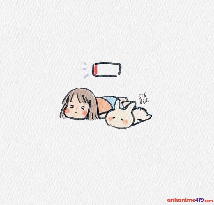 meme mệt mỏi hết pinn